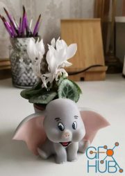 Dumbo Planter – 3D Print