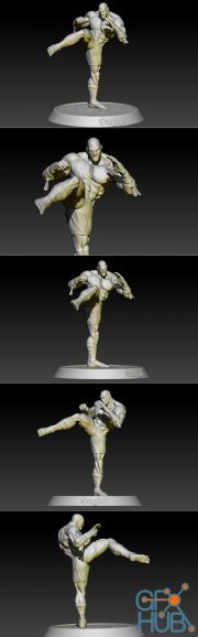 Street Fighter Sagat – 3D Print