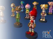 Unity Asset – 9 Cartoon Characters
