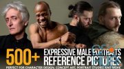 500+ Expressive Male Portraits Reference Pictures