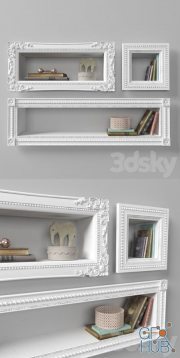 Shelves with decor from RHBaby Child