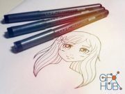 Skillshare – How to draw a female Anime/Manga portrait for beginners