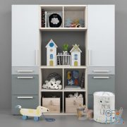 Children's furniture and accessories 41 (max 2009 Vray, fbx)