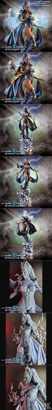 Storm X-Men – 3D Print