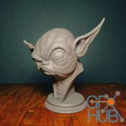 Yoda Bust – 3D Print