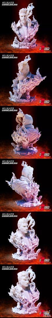 Hellblazer Constantine Bust – 3D Print