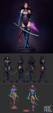 Psylocke – 3D Print