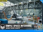 Unity Asset – Simple Space Interiors – Cartoon Assets