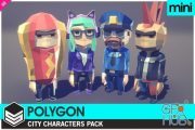 Unity Asset – POLYGON MINI – City Character Pack