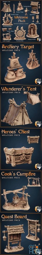 World Forge Miniatures - Welcome Pack – 3D Print