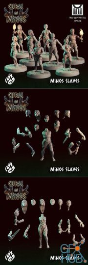 Minos Slaves – 3D Print