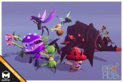 Unity Asset – Polygonal Creatures Pack 2