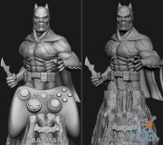 Batman joystick holder – 3D Print