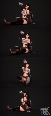 Tifa based on kajinman – 3D Print