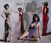 Daz3D, Poser: Love You More Gown for Genesis 8 Female