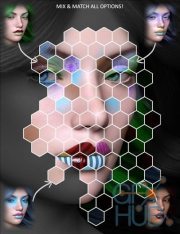 Extreme Closeup: Psychedelic Makeup for Genesis 3 Female(s)