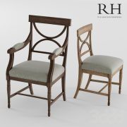 Chair Gustavian x-back by Restoration Hardware