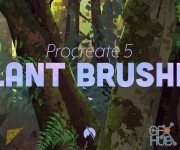 ArtStation Marketplace – PLANT Brushes – 37 Custom Brushes for Procreate 5