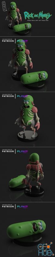PlaKit PickleRick – 3D Print
