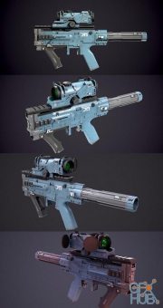 Sci-Fi Concept Gun PBR