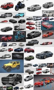 Car 3D Models Bundle August 2022