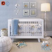 Set for nursery (max 2011 Vray)