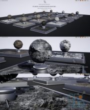 Gumroad – 15 photoscanned ground materials for UE4 – Green and Gray Pack 01