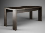 Work table made of dark oak