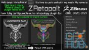 ZRetopoIt 4.0 - Auto retopology plugin for ZBrush