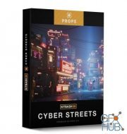 Kitbash3D – Props: Cyber Streets