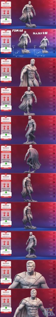 Superman Classic – 3D Print
