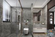 Modern bathroom interior 056