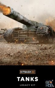 Kitbash3D – Veh: Tanks