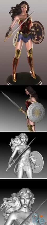 Wonder Woman Gal Gadot – 3D Print