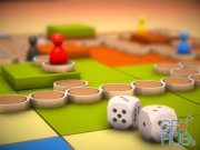 Unity Asset – FlatPoly: Board Game Assets