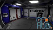 Unreal Engine – Modular Sci Fi Corridor B