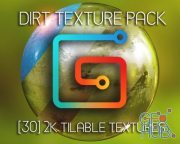 Gumroad – Dirt Pack – 30 2K Tilable Texture + PBR Rock Texture Bonus by Abderrezak Bouhedda