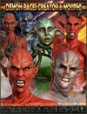 EJ Demon Races Creator And Morphs For Genesis 8 Female(s) and Male(s)