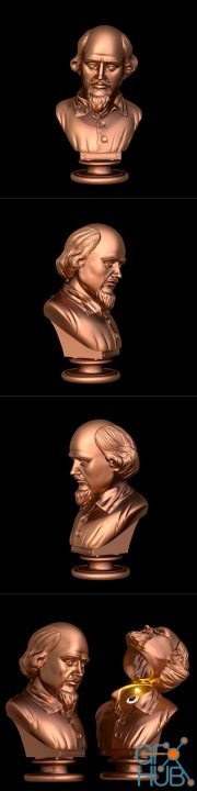 The Batman Shakespeare bust – 3D Print