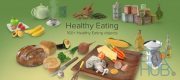 PixelSquid – Healthy Eating Collection