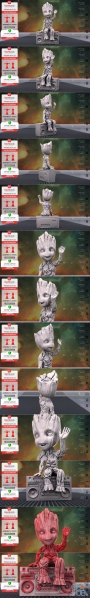 Hello! Groot – 3D Print