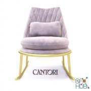 Aurora armchair by Cantori
