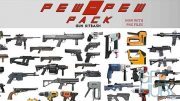 Gumroad – Pew Pew pack 1 (80 gun kitbash set)