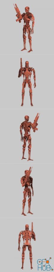 Terminator T-800 Endoskeleton – 3D Print