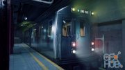 Unreal Engine Asset – Metro Station Modular Kit v4.25