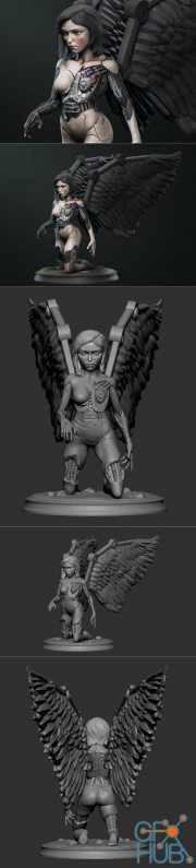 Alita Battle angel statue – 3D Print