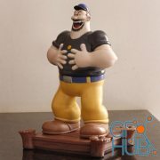 Bluto Popeye – 3D Print