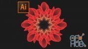 Skillshare – Making Geometric Floral Art with Blend Tool and Effects in Adobe Illustrator