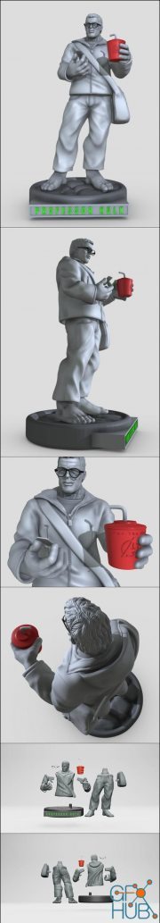 Professor Hulk – 3D Print