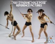 ArtStation Marketplace – 700+ Dynamic Male Pose Reference Pack